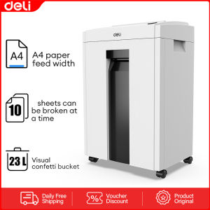 Deli 23L Paper Shredder Home Office Automatic Paper Shredder 9952