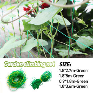 Garden Plant Climbing Net Cucumber Vegetables Trellis Net Green Nylon Support Mesh Garden Tools