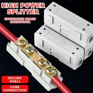 MODERNLUX Brass High Power Splitter Spliceable Reusable Quick Terminal Block Electrical Connectors Fast Connector Electrical