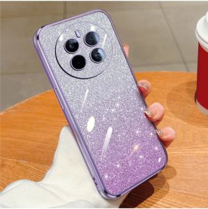 Casing Realme 13 12 Plus Luxury Gliter TPU Premium Silicon Plating Clear