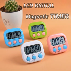 Magnetic LCD Digital Kitchen Countdown Timer Stopwatch with Stand Practical Cooking Baking Sports Alarm Clock Reminder Tools