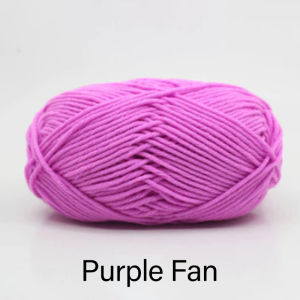 （23 Colors）5 Plys Milk Cotton Fiber Knitting Wool Crochet Yarn DIY Premium Milk Cotton Knitted Yarn