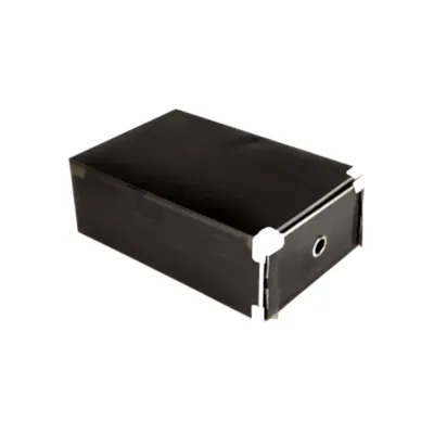 FNM Candy Color Metal-Edged Drawer Type Plastic Storage Box Transparent Shoebox medium and Large