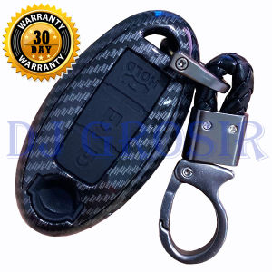 Case Carbon Smartkey Cover Key Kunci Nissan Juke March - 7109