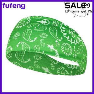 fufeng Hair Bands Elastic Yoga Hairbands Absorbing Sweat Headband Women Men Running Fitness Turban Outdoor Gym Head Wrap Bandana