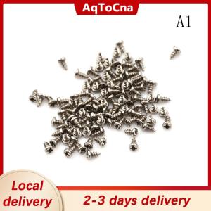 [COD] AqToCna Ship within 24 hours 100pcs M2 Screw Thread Diameter Round Head Cross Screws Self Tapping Screw