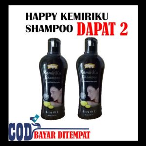 [ PAKET 2 PCS ] SHAMPO HAPPY KEMIRIKU PENUMBUH PENEBAL PEMANJANG RAMBUT/SAMPO KEMIRI KEMIRIKU AMAN UNTUK ANAK DEWASA BUMIL DAN BUSUI / SAMPO UNTUK MENGHITAMKAN RAMBUT / SAMPO UNTUK MENGATASI KERONTOKAN / AKSSTORE BISA BAYAR DI TEMPAT COD / PROMO HARI INI