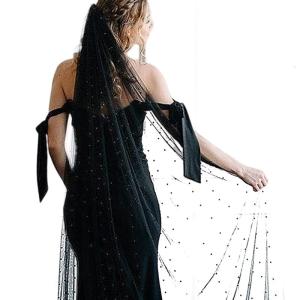 Mạng Che Mặt cô dâu vải tuyn Nhà thờ Chiều dài Mạng Che Mặt đám cưới với lược ngọc trai nhân tạo beadwork Mạng che mặt phụ kiện cưới 150/200cm