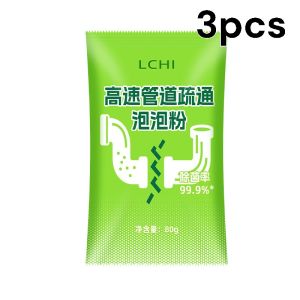 Kitchen Bubble Powder One Pour Dissolve Grease Oxygen Powerful Pipe Unclogger Sewer Cleaner