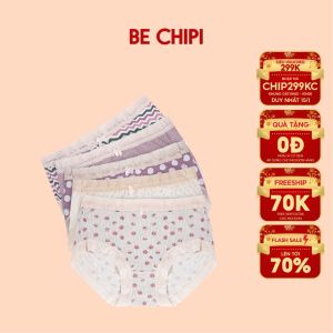 Combo 3 Quần Lót Cotton Giấy Mỏng Nhẹ Siêu Thoáng Freesize 45-65kg  By BECHIPI - QL5514