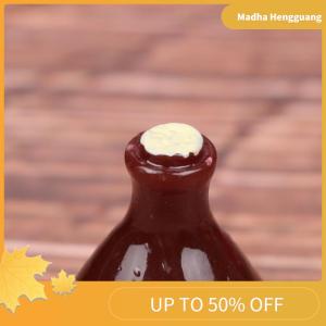 Madha 4Pcs Set DollsHouse Miniature Simulation Wine Glass Bottle Model DIY Accessories