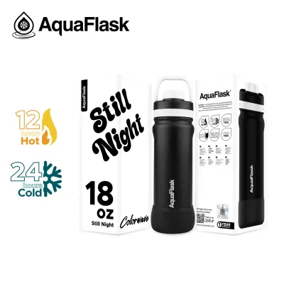 AquaFlask Colorwave – Shades of Summer Sports Lid Insulated Bottle (18oz/22oz/32oz/40oz)