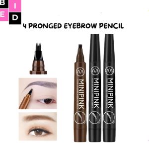Pensil Alis Tahan Air dan Tahan Lama / Pensil Alis Empat Kepala Tahan Air dan Keringat / Cairan Alis Alami / Tidak Luntur / Pensil Alis Cair Tahan Lama