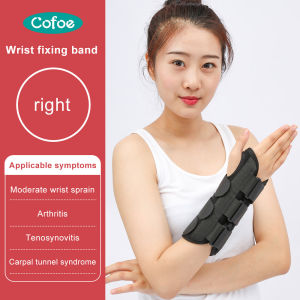 Cofoe Medical Carpal Tunnel Wrist Support with 3 Belt Thumb Spica Splint Brace Adjustable Hand Wrist Stabilizer for Sprain Forearm Hand Guard Protector