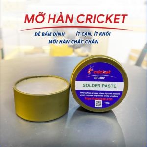 [HCM] Mỡ hàn Cricket 100gr - Mỡ trợ hàn siêu bám dính hàn dễ dàng chắc chắn ít khói ít cặn -Randy