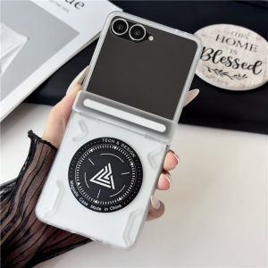 Phone Case For Samsung Galaxy Z Flip 8 Case Fashion Hard Transparent Heat dissipation Protective Back Cover Shell Funda