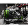 SCORPION EXO R1 AIR - Fabio Quartararo Monster Silver. 