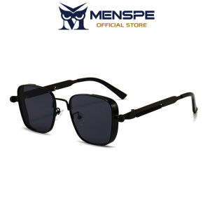 MENSPE แว่นตากันแดดขับรถน้ำหนักเบาเป็นพิเศษแว่นตากันแดดทรงเหลี่ยมกรอบแว่นตาย้อนยุคแว่นกันแดดกีฬา UV400แว่นตาขี่จักรยานแว่นตาวิ่งสำหรับผู้ชายผู้หญิง