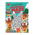 Christmas Colouring & Maze Activity Book For Kids. 