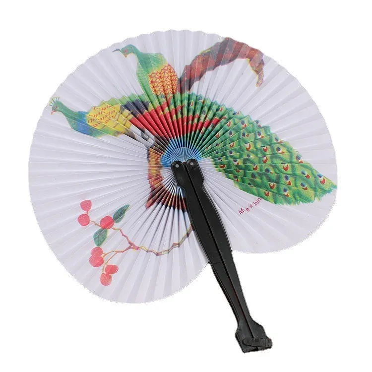 Hicet Floral Patterned Hand Fans Come With Fan Bag, Vintage Silk And - Foto 9