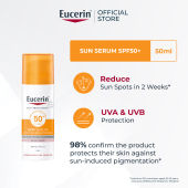 Eucerin Spotless Brightening Sun Serum 50ml Sunscren for Face SPF 50+ Face Skincare