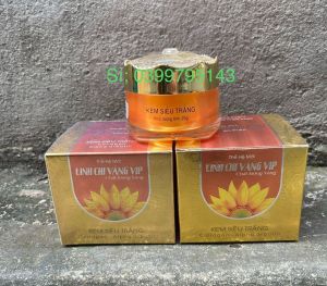 Kem Siêu Trắng Da Thế Hệ Mới Linh Chi Vàng Vip 25g