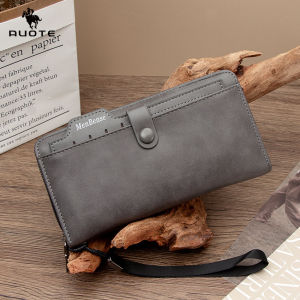 AUOTE Men’s Wallet Three Fold Wallet Fashion Wallet Short Wallet Super Soft PU Wallet Foldable Wallet Retro Wallet Zipper Wallet Business Wallets Multi-card Pocket Wallet ID Credit Cards Holders Purse