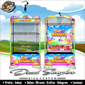 Stiker Sangkar Kosan Sweet Bonanza