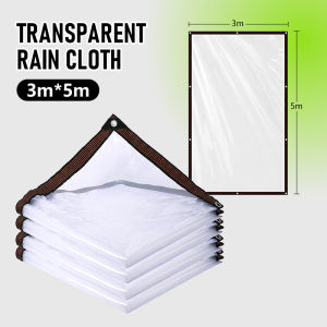 【Warranty】Transparent Rain Cloth Waterproof ClothTarpaulin Shade Balcony Outdoor Windscreen Plastic Cloth Cold Insulation Tarpaulin Thickening TransparentPE Tarpaulin 透明防雨布