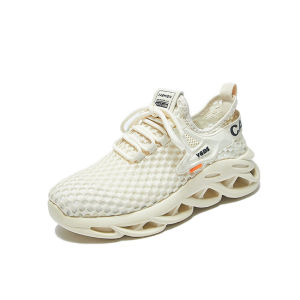 [Free Shipping] Mesh Hollow Out Womens Clogs 2025 Summer Korean Version Breathable Ultra-Light Slip-On Womens Thick-Soled Shoes