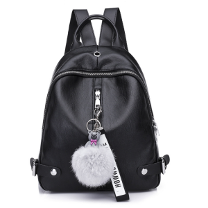 Tas Ransel Wanita Kasual Style Backpack Jalan Sekolah Kuliah Free Gantungan Fashion Murah COD T247