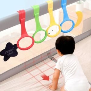 Pendants Pull Ring Help Baby Stand Hanging Ring General Bed Rings Baby Crib Toys