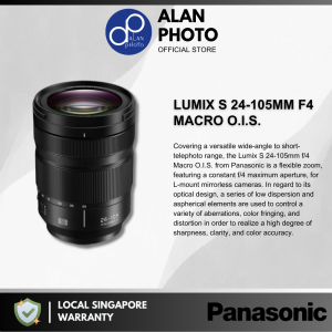 Panasonic Lumix S 24-105mm F4 Macro O.I.S. Lens [S-R24105GC] for Panasonic L | Panasonic Singapore Warranty