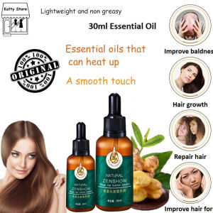 Ginger hair care oil hair growth fluid extract Hair Styling，hair regeneration fluidanti-receding hairline，rapid growth of dense hair anti-hair loss nourishing scalp follicles anti-baldness and thinning