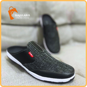 Sepatu Pria Selop Slop Bustong Diskon Besar Sendal Shoes Trendy Kekinian