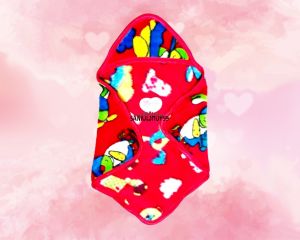 Selimut bayi bulu topi Selimut bayi murah merk Natasha Warna RANDOM