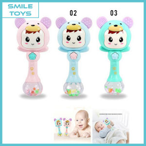 Smile - Mainan Anak Bayi Tongkat Genggam Kerincingan Ada Musik Dan Lampu Rattle Stick YB 31