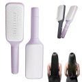 Self Cleaning Hair Brushes, Retractable Hair Brush, Easy Clean Hair Brush with Retractable Bristles, Anti Static Massage Comb Brush for Effortless Hair Removal and Cleaning (Grey). 