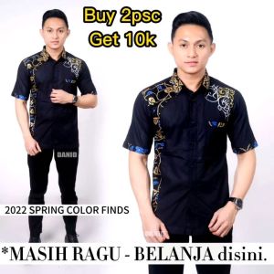 [BISA COD] BAJU KOKO MUSLIM PRIA TERBARU 2021 BAJU KOKO BORDIR KOMBINASI BATIK TERBARU Dan TERBAIK LENGAN PENDEK DAN PANJANG KEMEJA KOKO BATIK ABU STORE DN001