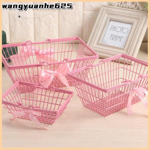 [WYH Store] 👗 Mini Storage Basket Desktop Finishing Cosmetics Jewelry Storage For Girl Dormitory Desktop Organization Container Baskets