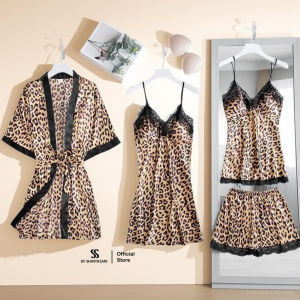 SS BY SHINTASARI - Blanche Pakaian Tidur & Pakaian Piyama Set Kimono Satin Wanita Premium Import