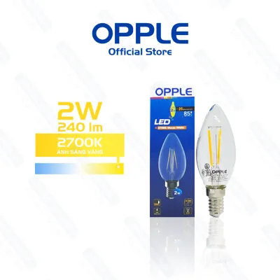 Bóng Đèn OPPLE LED Fila Ecomax C35 E14 - Hiệu Ứng Ánh Sáng Như Bóng Sợi Đốt Tiết Kiệm Năng Lượng