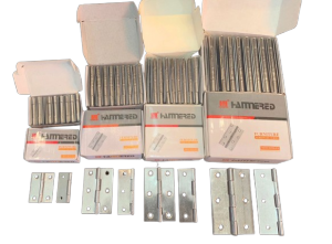 [Chính hãng] 1 Hộp bản lề lá inox 4 5 6cm HAMMERED dùng cho cửa tủ nhôm (10cặp/hộp)