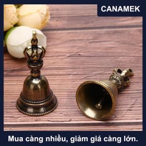 【CANAMEK】 Đồng thau Thủ công mỹ nghệ ma thuật chuông gió chuông Tây Tạng Đồng chuông Keychain Mặt dây chuyền