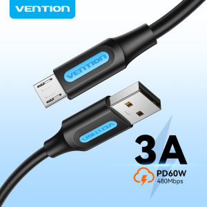 Vention Micro USB Cable Charger USB Android Data Cable Fast Charging USB to Micro USB Cord for Xiaomi Redmi Note 5 Pro Android Mobile Phone Huawei Samsung Nokia Motorola USB Micro Wire