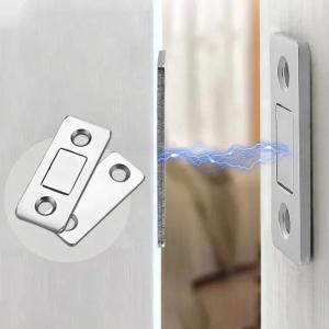ZEEMIN Strong Magnetic Cabinet Catches Ultra-Thin Door Magnets Stops Invisible Adhesive Drawer Magnet Catch for Kitchen Closet Closer