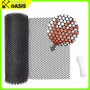 [ราคาต่ำสุดๆ] ตาข่ายพลาสติก ตะแกรงพลาสติก ตาข่ายpvc ตาข่ายล้อมรั้ว ที่กั้นล้อมรั้ว มีขนาดรู 12 มิล กว้าง 40ซม.x ยาว 3 ม.