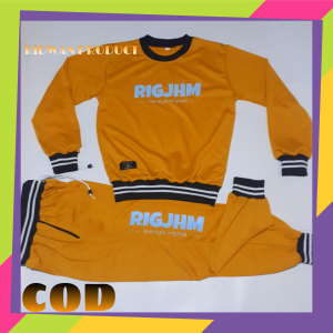 RIGJHM Baju Anak Usia 1-14 Tahun Setelan Olahraga Switer Anak Kaos Tangan Panjang Setelan Joger Anak Laki laki / Perempuan Kekinian