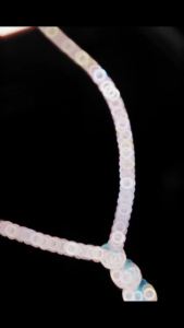 Bellux 925 Silver Synthetic Zircon Pendant Paraiba Blue Green Oval Full Diamond Three Stone Ocean Fashion Necklace