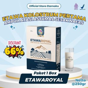 Etawaroyal– Susu Kambing Etawa Tingkatkan Kepadatan & Kesehatan Tulang Sendi Susu Anti Asam Urat Rematik Reumatik Nyeri Sendi 250gr - Rasa Vanilla